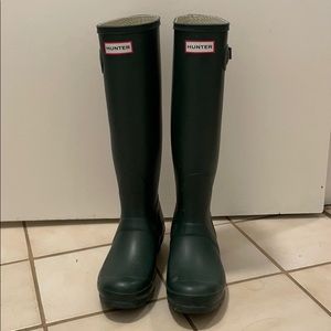 Hunter Boots Matte Green